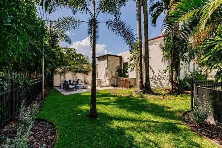 View of yard featuring a patio area