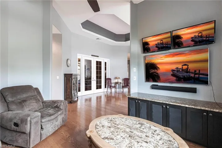 Media Room with Surround sound