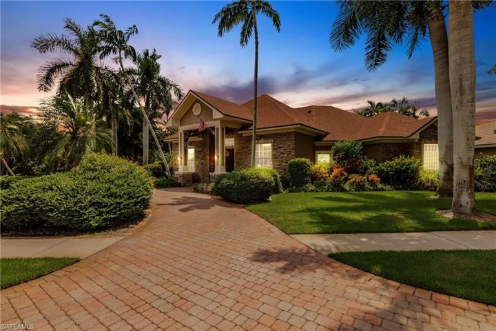 Circular Driveway in the front of the home