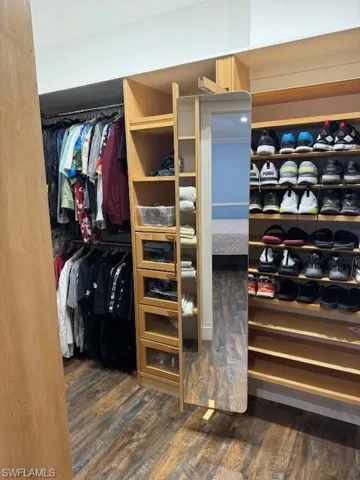 View of closet