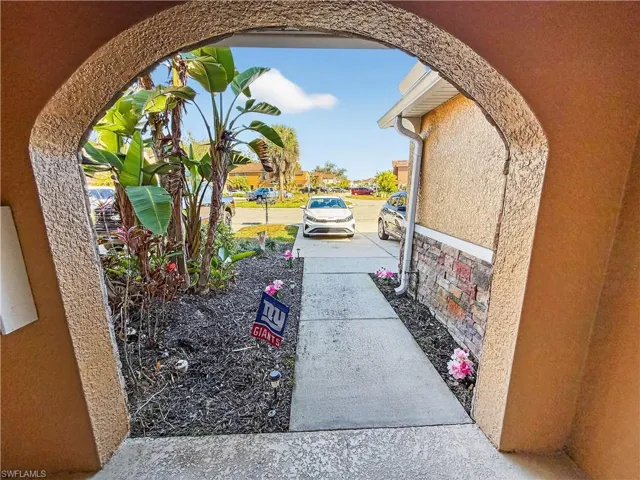 View of patio