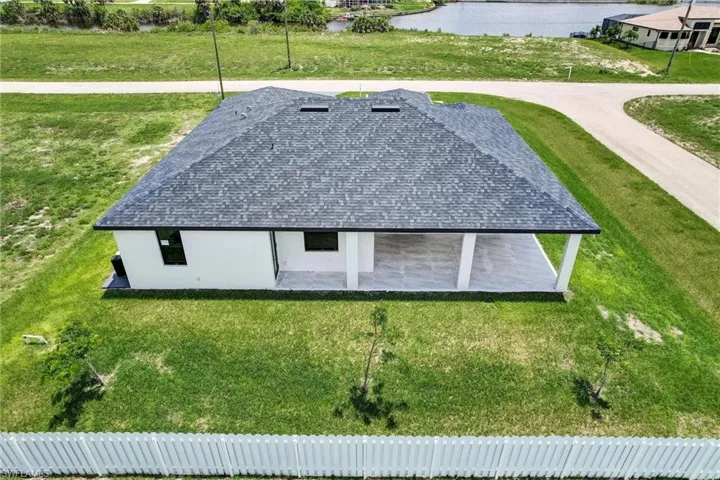 View of subject property with a nearby body of water