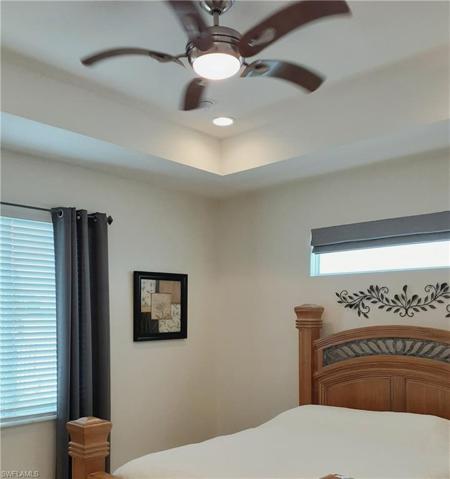 Main Bedroom has Tray Ceilings