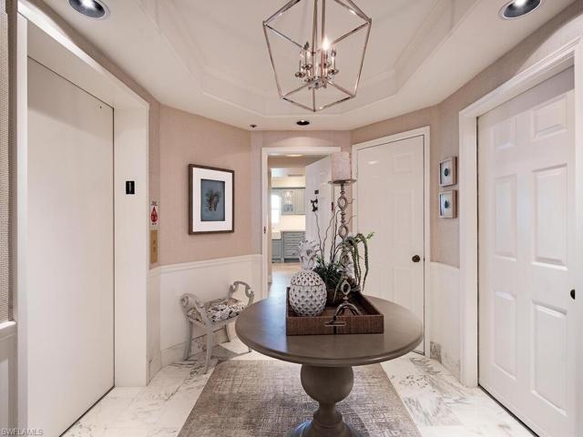 Private, secure, elevator entrance