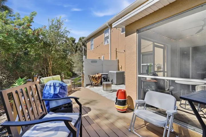 Deck with a grill