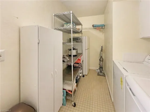 Laundry room featuring washer and dryer