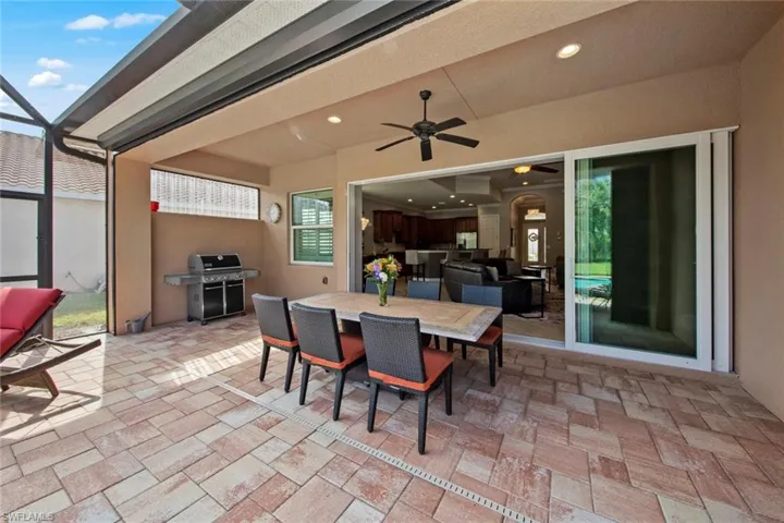 Large covered area to entertain