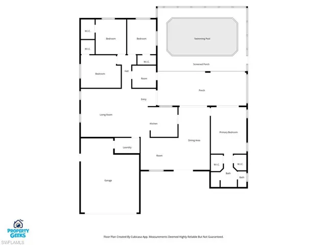 View of floor plan / room layout