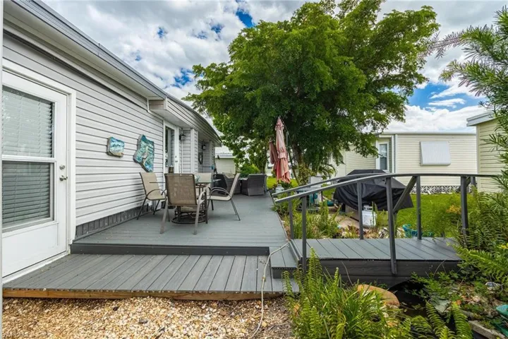 View of deck