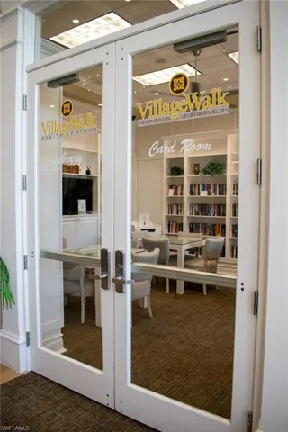 Pantry featuring french doors