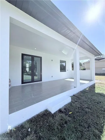 View of patio