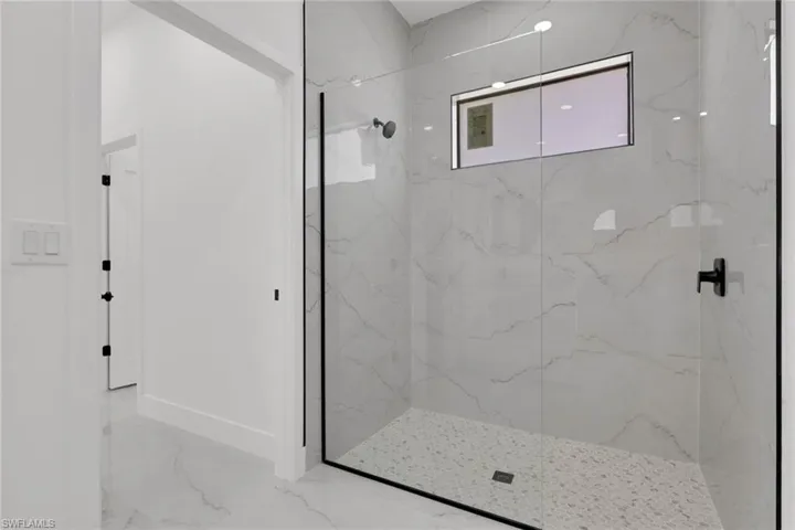 Primary bathroom shower