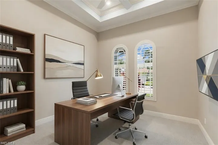 AI rendering of Office/Den