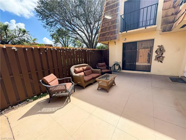 View of patio
