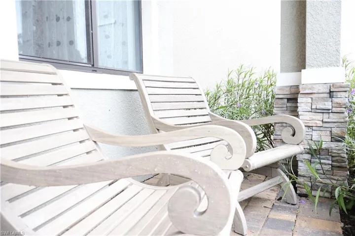 View of patio