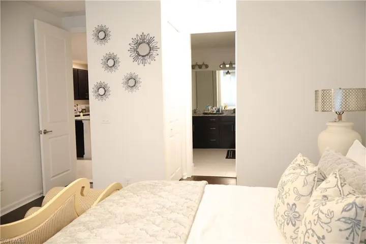 View of tiled bedroom