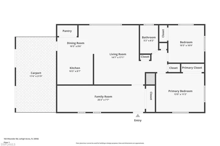 102 Oleander Rd, Lehigh Acres, Florida 33936