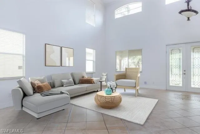 STAGED LIVING ROOM ON OPPOSITE WALL