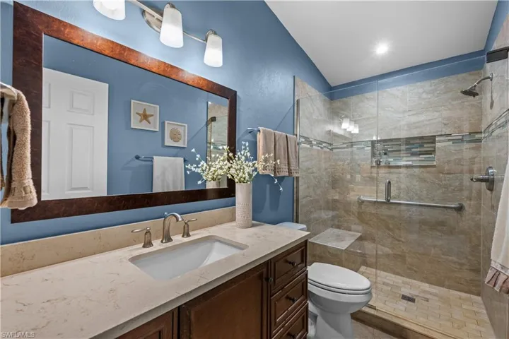 Remodeled master bathroom