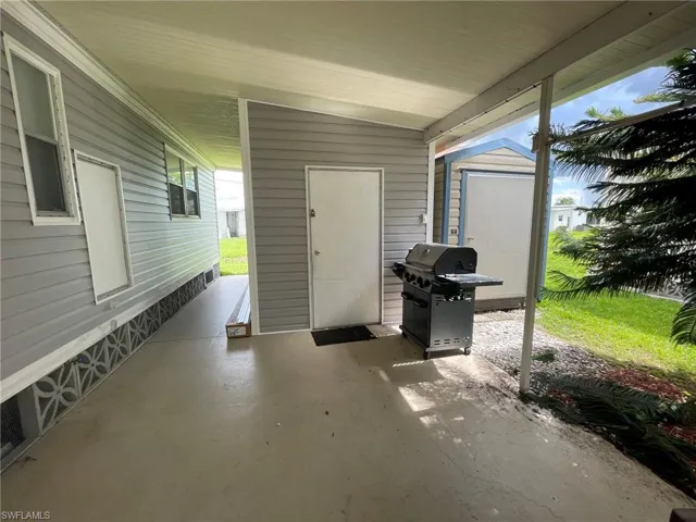 View of patio / terrace with grilling area