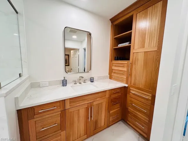 Newly remodeled master bathroom