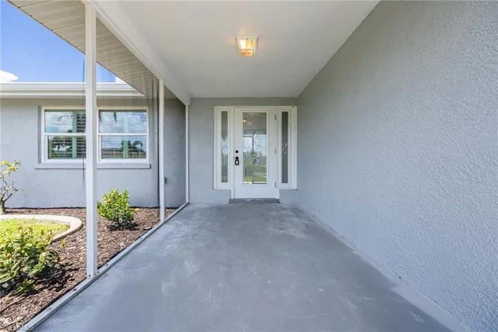 Breezeway Leading to Front Entrance