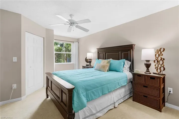 Bright south facing bedroom