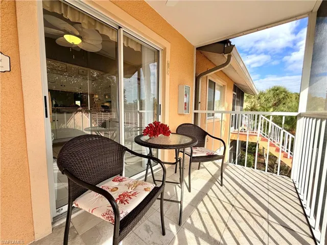 View of balcony front