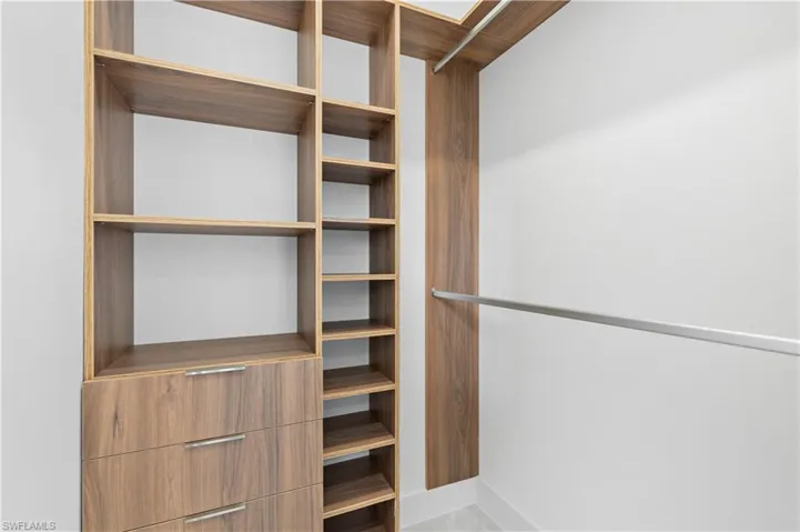 View of spacious closet