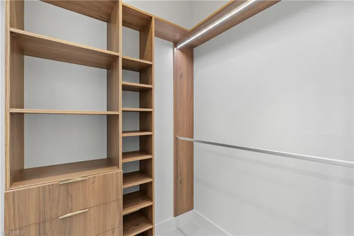 View of spacious closet