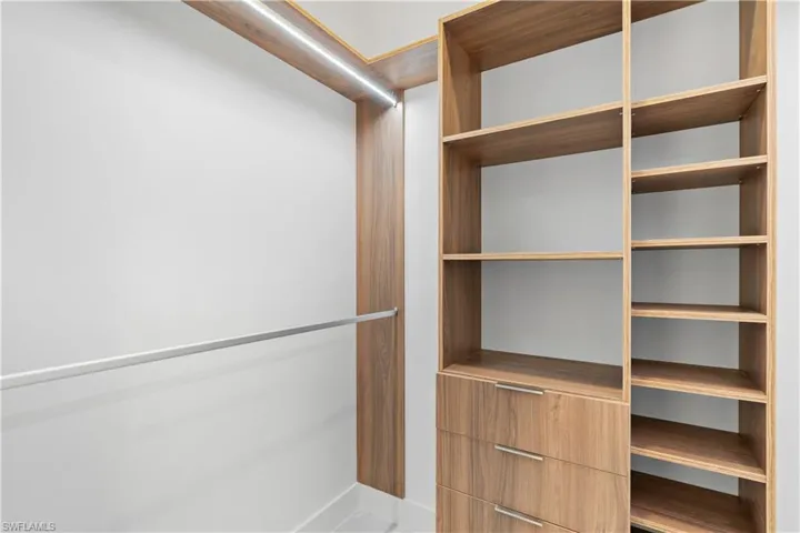 View of spacious closet