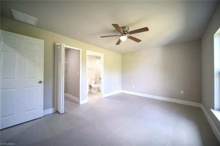 The Master Bedroom Has A Large Walk-In Closet And Private Bathroom!