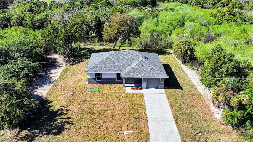 Aerial View From Above.  Large Back Yard With Old Growth Trees!