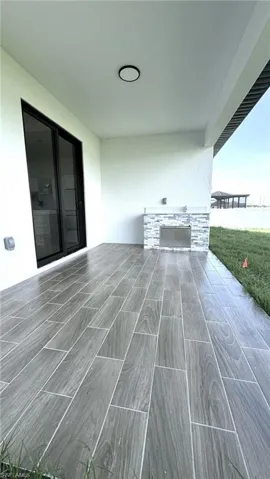View of patio