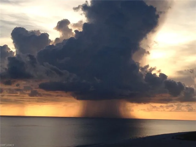 Beautiful thunderstorm over the Gulf