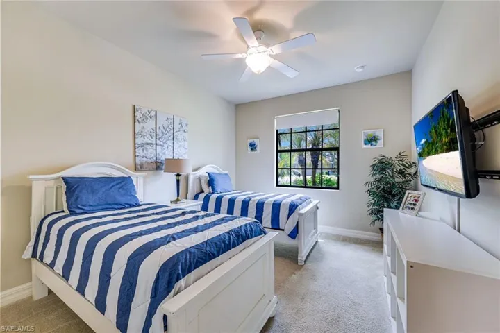 3rd bedroom with twin beds