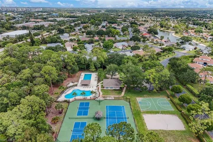 2 pools, tennis court, pickleball courts, basketball court, volleyball court, playground, clubhouse