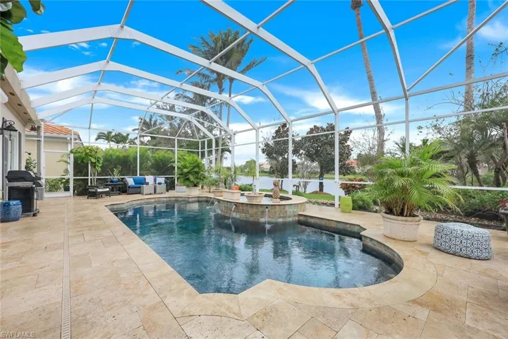 Pool w/ Travertine Deck