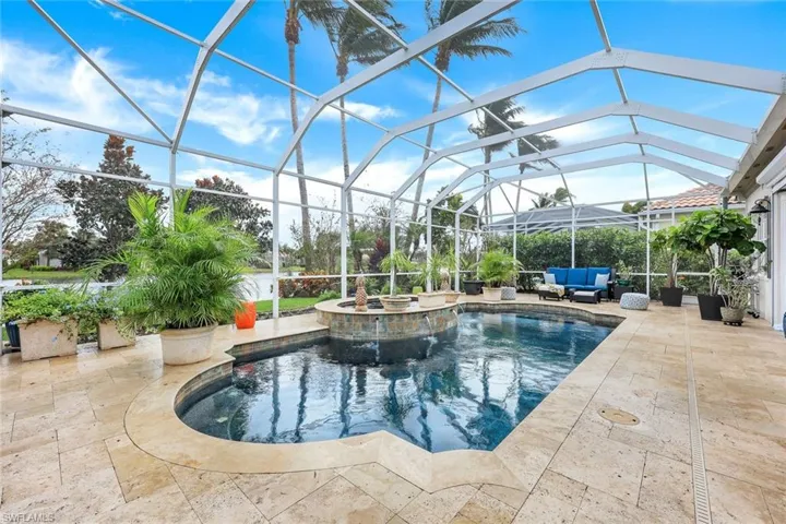 Pool w/ Travertine Deck