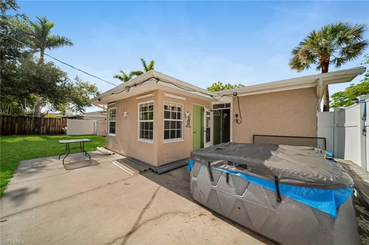 Hot Tub Excluded From Sale