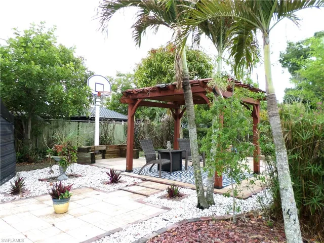 Paved Pergola Area & Basketball Area For Fun Entertainment.