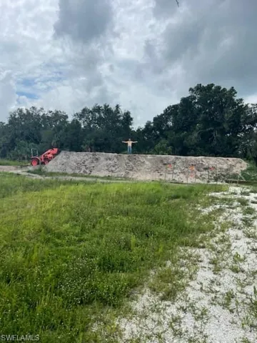 Berm in progress