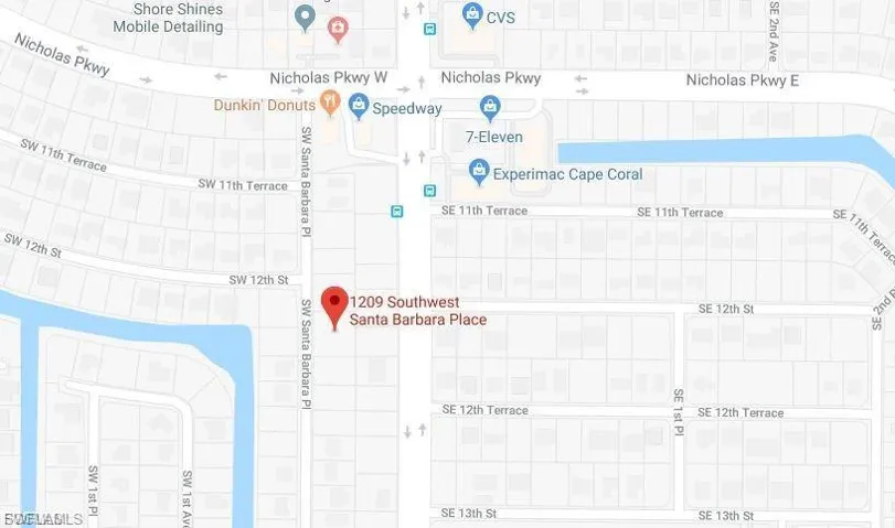 Map of property with streets / nearby areas