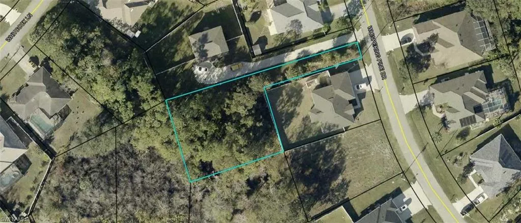 Aerial Map. Illustrating the property boundaries and surrounding parcels