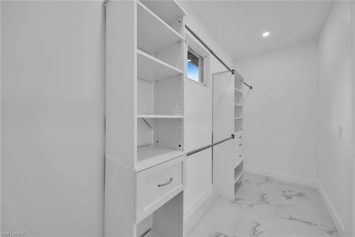 View of spacious closet