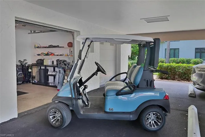 Golf Cart Garage and included Golf Cart