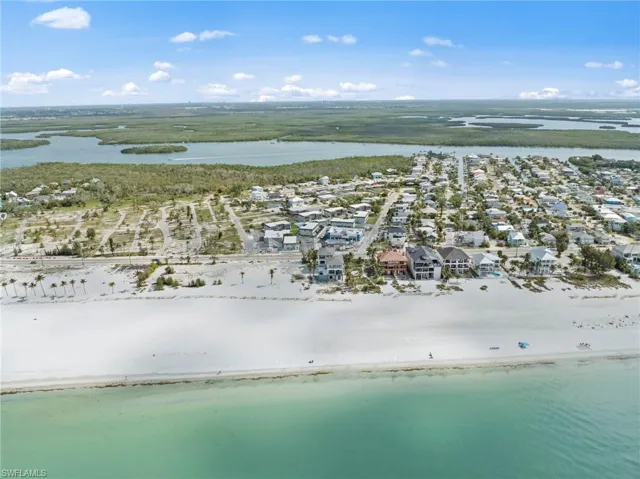 the beautiful beach across the street