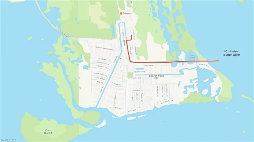 Map / location - Open Water perspective