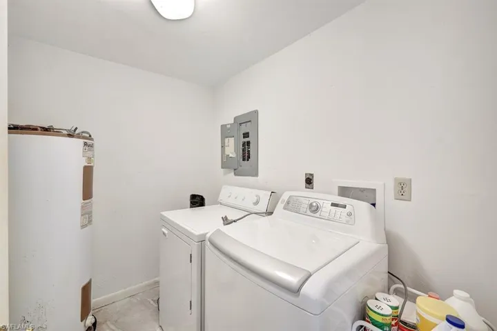 Laundry first floor