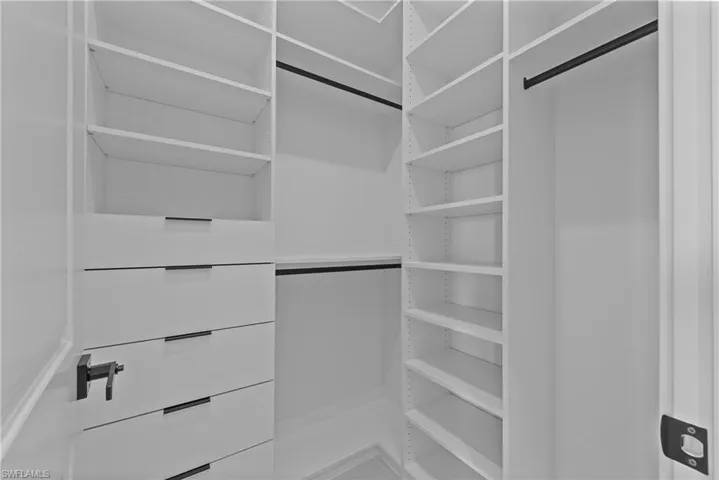View of spacious closet